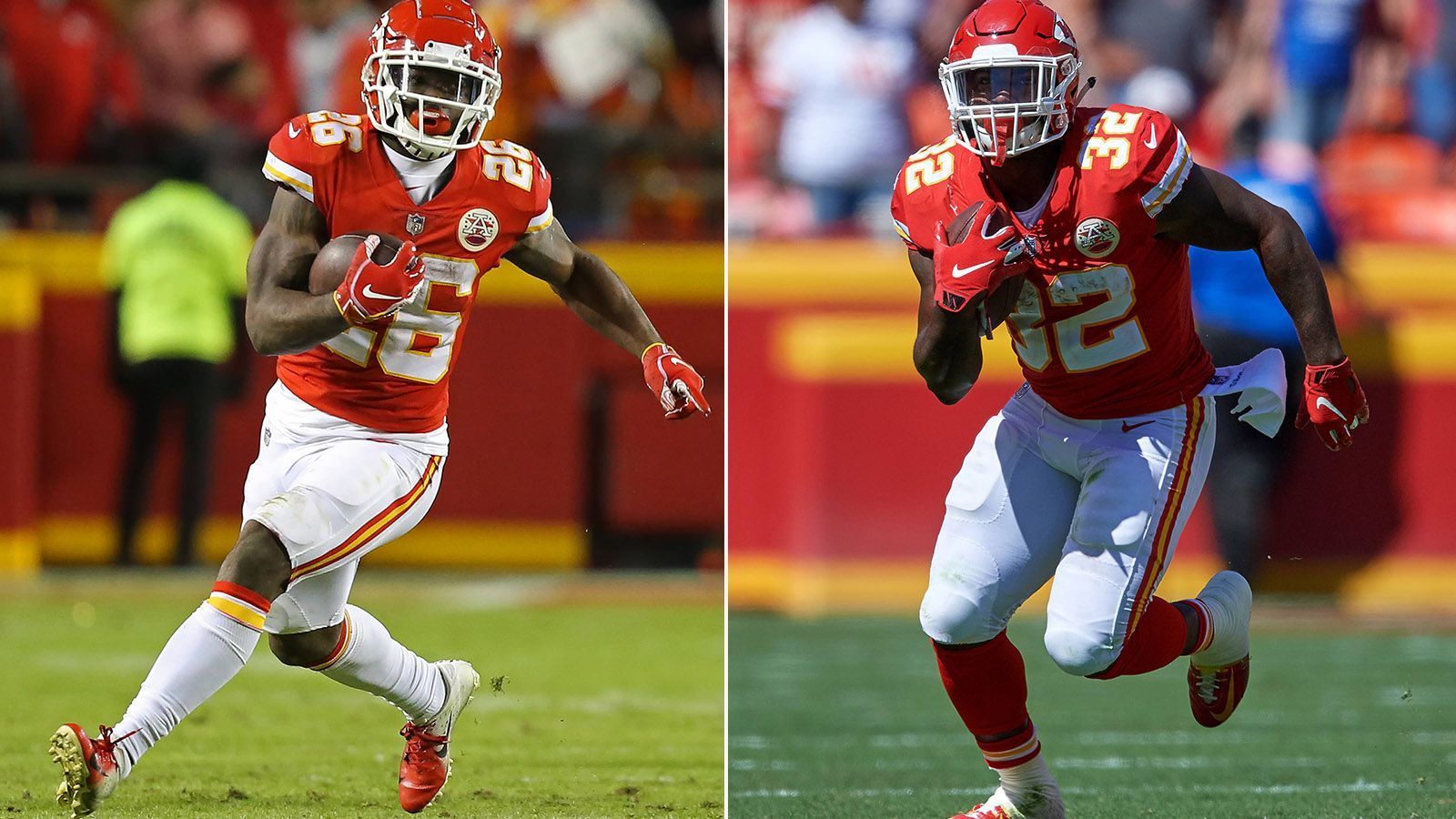 
                <strong>Spencer Ware und Damien Williams (Running Backs, Kansas City Chiefs)</strong><br>
                Das Prunkstück der Mega-Offensive der Chiefs ist Quarterback Patrick Mahomes und dessen starkes Passspiel. Doch um dieses konsequent nutzen zu können, sind die Chiefs darauf angewiesen, das Laufspiel zu etablieren. Gegen die Colts wird das alles andere als einfach. Das Team aus Indianapolis lässt im Schnitt nur 3,9 Yards pro Lauf zu. Nur fünf Teams in der NFL sind besser. Die Entlassung von Kareem Hunt hat in Kansas City zwar eine Lücke hinterlassen, doch die Backups Spencer Ware (Einsatz allerdings fraglich, Stand 12. Januar, 12 Uhr) und Damien Williams können ebenfalls für Gefahr sorgen. Auf sie wird es ankommen, wollen die Chiefs ihren Playoff-Fluch in dieser Saison ablegen.
              