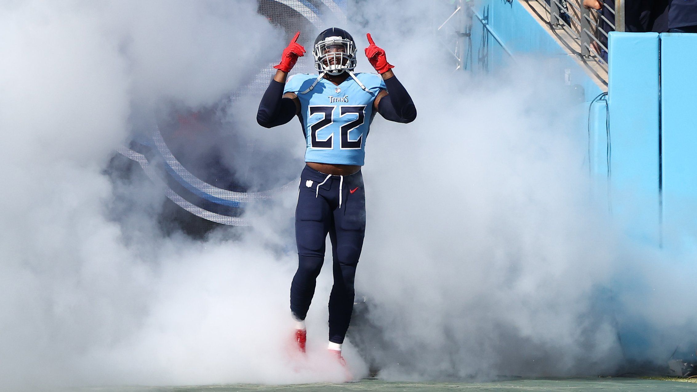 
                <strong>Running Back: Derrick Henry (Tennessee Titans) </strong><br>
                &#x2022; <strong>Punkte im Schnitt: 21,4 - </strong><br>&#x2022; Rushing Yards: 937 -<br>&#x2022; Rushing Touchdowns: 10 -<br>&#x2022; Receiving Yards: 154 - <br>&#x2022; Receiving Touchdowns: 0 -<br>&#x2022; Passing Touchdowns: 1 <br>
              