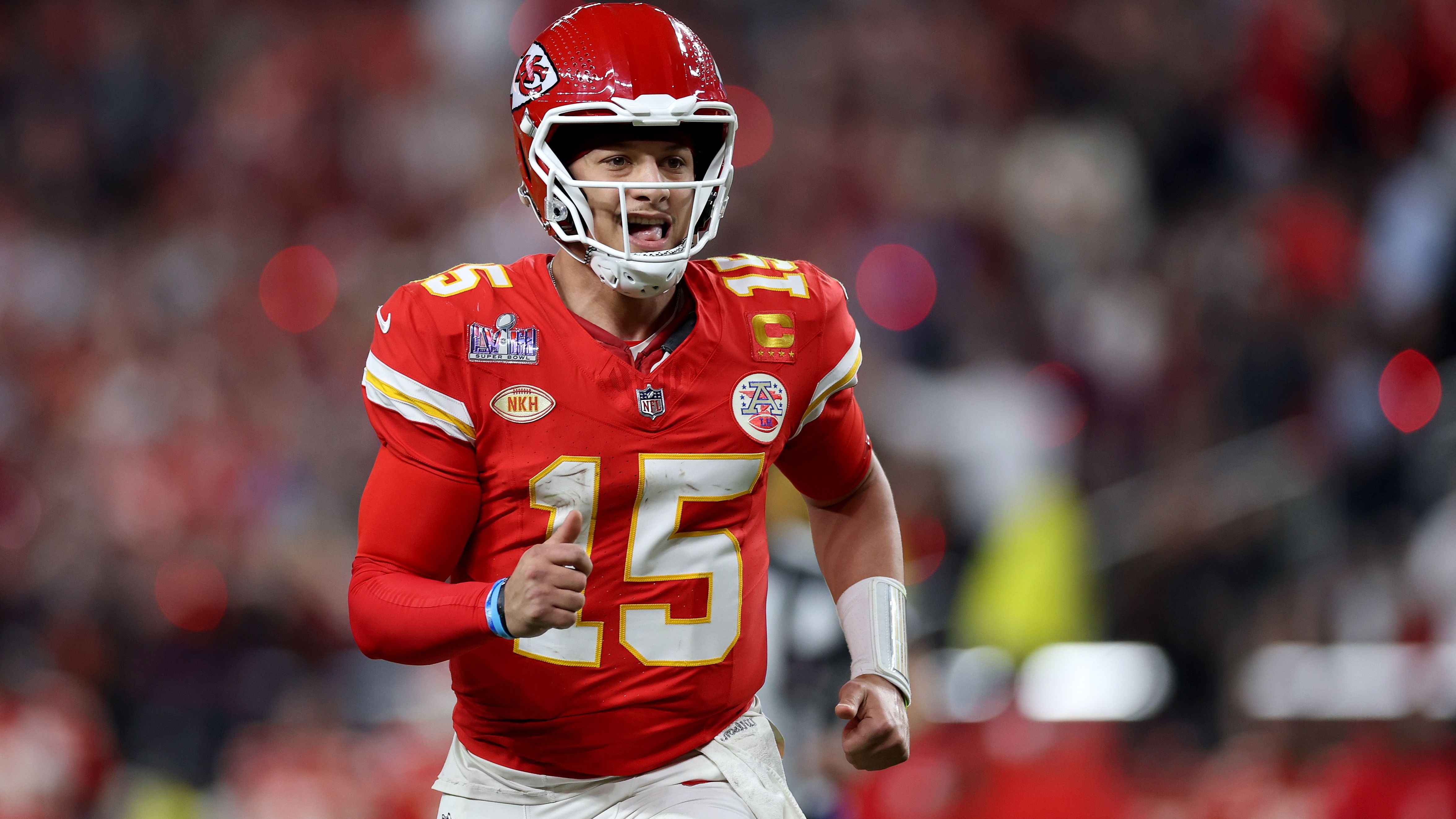 <strong>Platz 11 (geteilt): Kansas City Chiefs (zwei MVP-Titel)</strong><br>Patrick Mahomes (Quarterback/ 2018, 2022)<br>seit 1970 in der NFL dabei