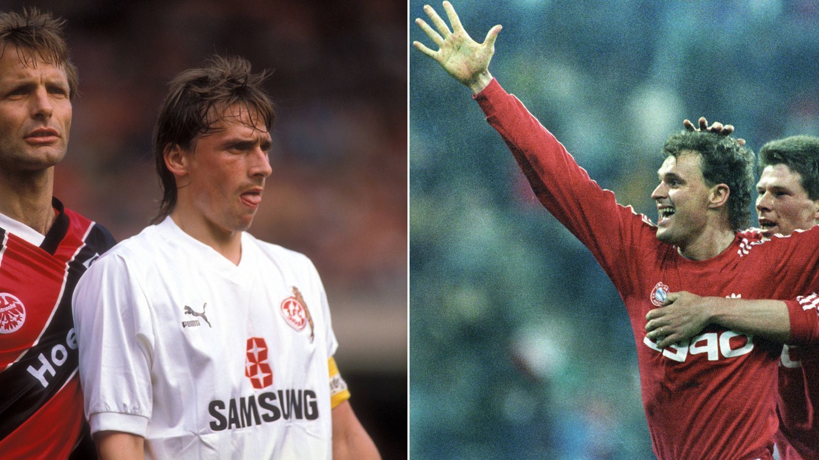 
                <strong>Saison 1988/89</strong><br>
                Torschützenkönige: Thomas Allofs (1. FC Köln) und Roland Wohlfahrt (Bayern München) - Tore: 17
              
