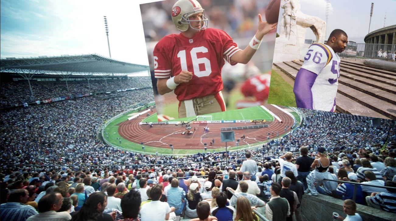 
                <strong>American Bowl - die Ursprünge </strong><br>
                Das erste Mal in Deutschland zu Gast war die NFL bereits vor über 30 Jahren. Im Rahmen des American Bowl - Vorbereitungsspiele zur kommenden Saison außerhalb der USA - wurden ab 1990 fünf Spiele im Berliner Olympiastadion ausgetragen. Beim ersten Spiel besiegten die Los Angeles Rams die Kansas City Chiefs 19:3, im letzten 1994 gewannen die New York Giants gegen die damaligen San Diego Chargers 28:20. Der American Bowl war der Vorreiter der International Series, bei der die NFL auch Regular-Season-Spiele außerhalb der USA abhält.
              