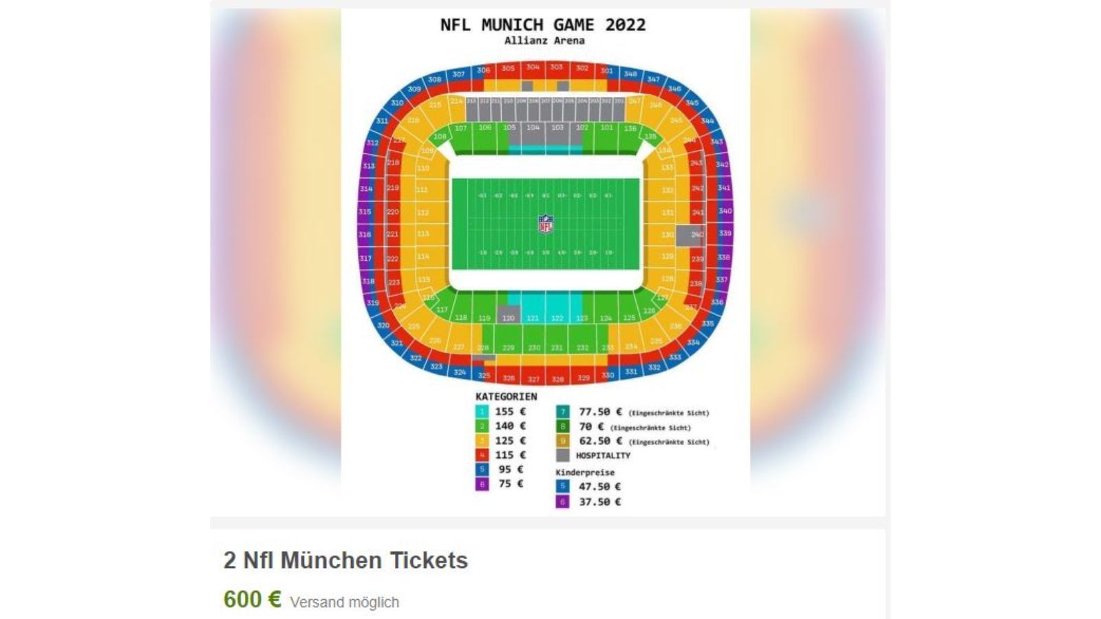 Ich ben ein footballer: Tickets for Seahawks-Bucs sell out within minutes  of going live - Field Gulls