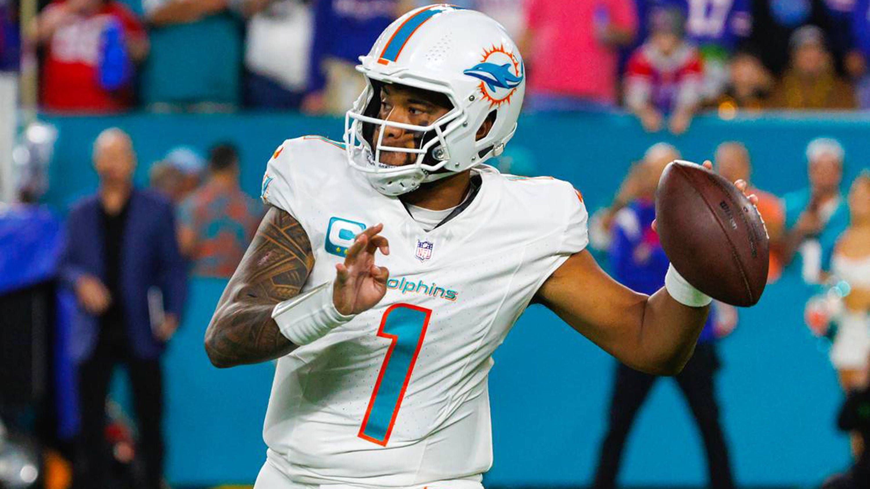 <strong>Miami Dolphins: Tua Tagovailoa</strong><br>Gedraftet: 2020 (1. Runde, Pick 5)<br>Gedraftet von: Miami Dolphins