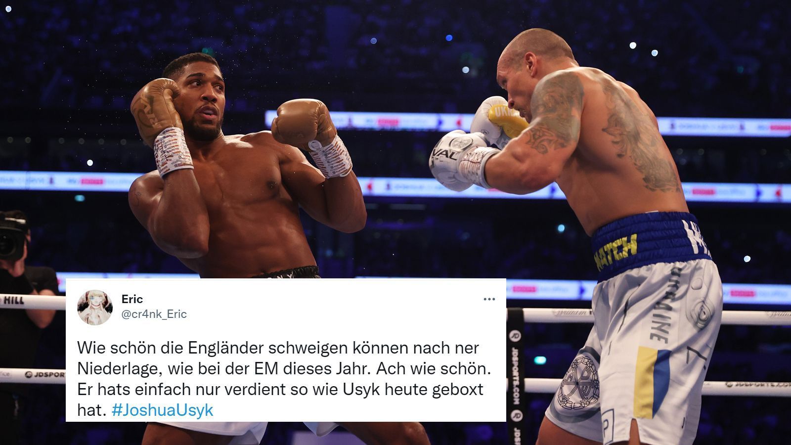 Netzreaktionen zu Anthony Joshua gegen Alexander Usyk