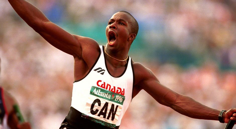 
                <strong>Donovan Bailey</strong><br>
                Usain Bolt? Diesen Namen kannte 1996 noch kein Mensch. Sein Pendant damals war Donovan Bailey. Der Kanadier sicherte sich in der Weltrekord-Zeit von 9,84 Sekunden die Goldmedaille über 100 Meter - und war im Anschluss der gefeierte Star.
              