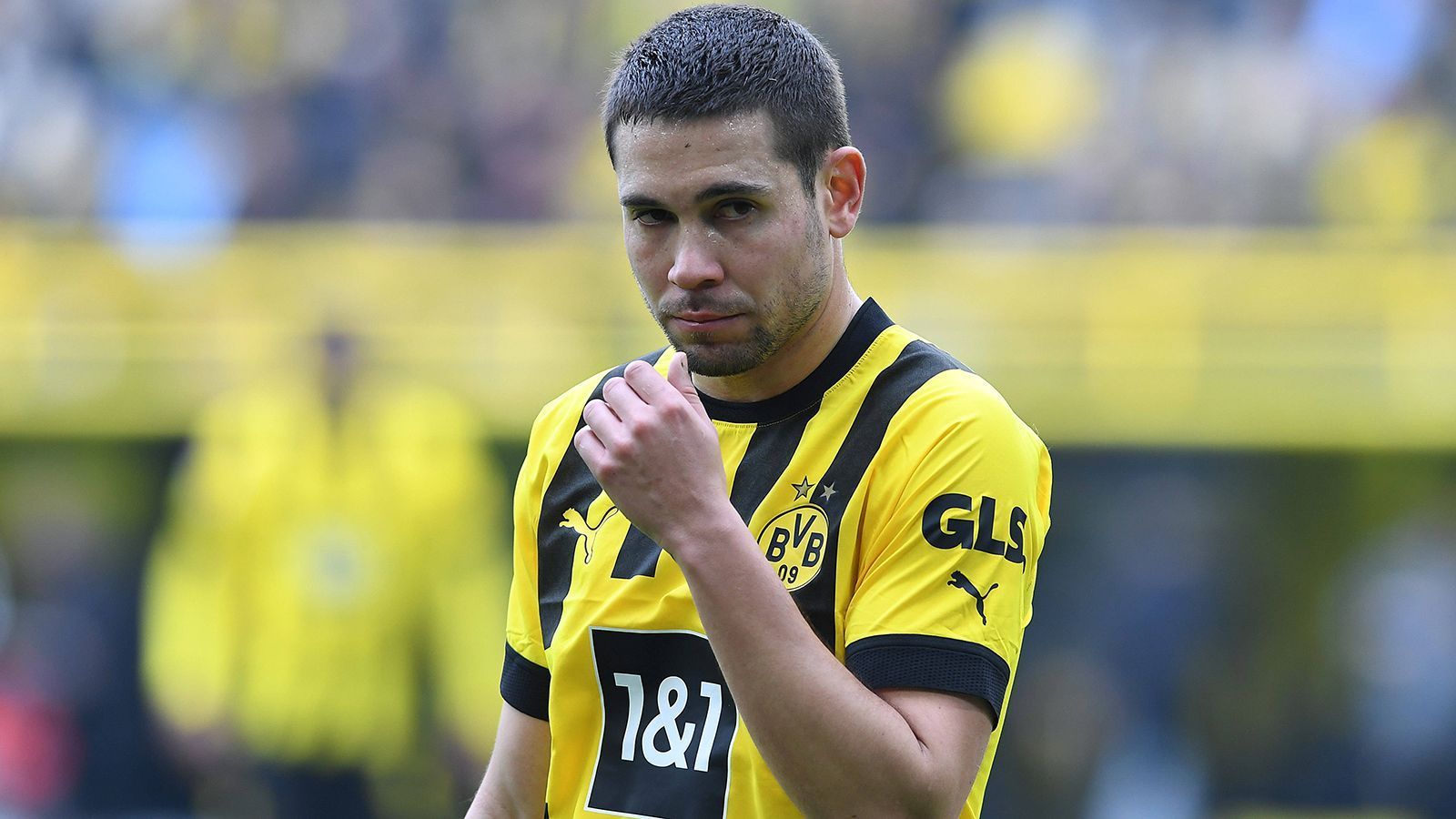 
                <strong>Abwehr: Raphael Guerreiro </strong><br>
                &#x2022; Team: Borussia Dortmund<br>&#x2022; Nation: Portugal<br>
              