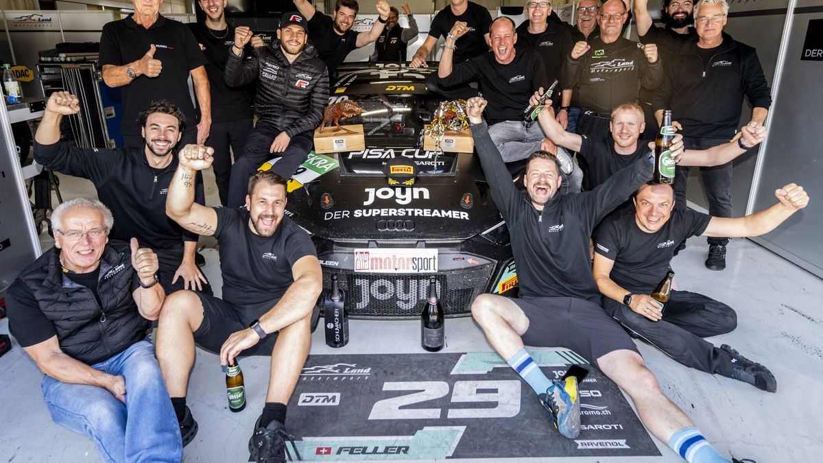 Land-Sternstunde: Mit Ricardo Feller gelang in Spielberg der erste DTM-Sieg
