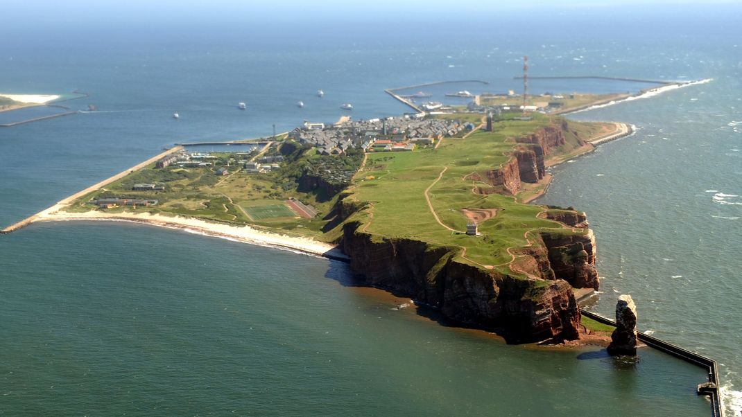 Die Insel Helgoland (Luftaufnahme)