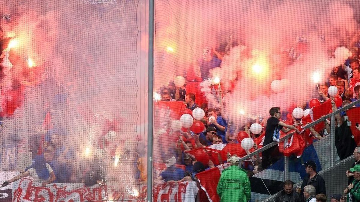 HSV-Fans zeigten sich nicht von ihrer besten Seite