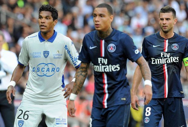 
                <strong>Brandao</strong><br>
                Wortwörtlich rot sah auch Bastias Brasilianer Brandao (l.) Er verpasste PSG-Star Thiago Motta, ebenfalls gebürtiger Brasilianer, nach Spielschluss im Kabinengang einen Kopfstoß und brach seinem Widersacher so die Nase. Dafür wurde er zu einem Monat Haft verurteilt.
              