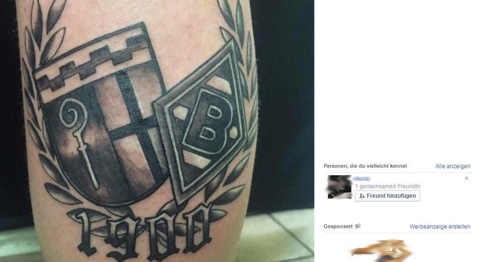 
                <strong>Bundesliga und Co.: Das sind die Klub-Tattoos der ran-User </strong><br>
                Borussia Mönchengladbach.
              