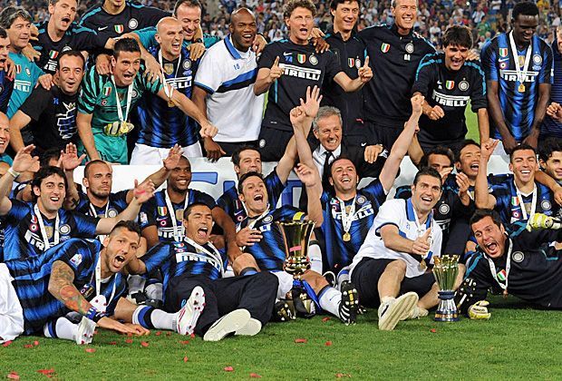 
                <strong>2010: Inter Mailand</strong><br>
                Und wieder ist der FC Bayern an einem Triple-Sieg beteiligt: Durch einen souveränen 2:0-Erfolg im CL-Finale gegen den deutschen Rekordmeister machen die Italiener unter Jose Mourinho das Triple perfekt. Anschließend geht es allerdings bergab für die Lombarden ...
              