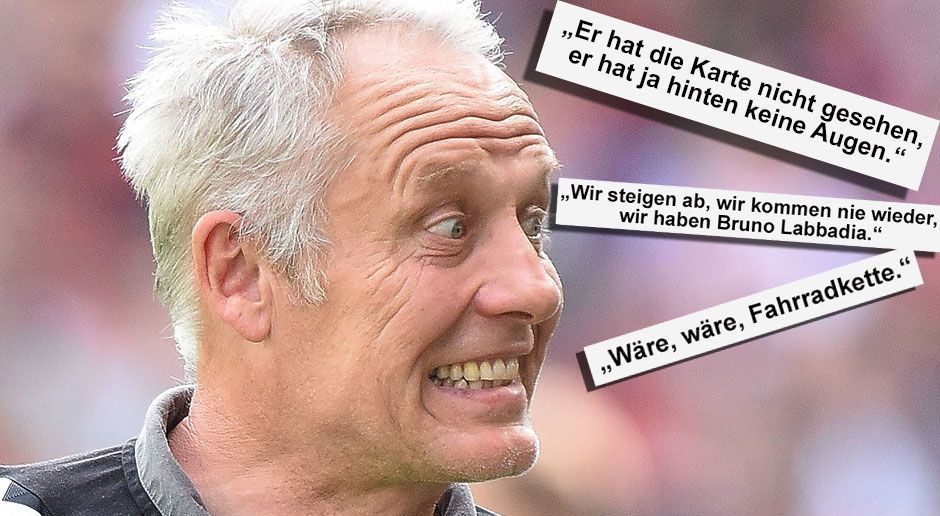 
                <strong>Best of Sprüche der Bundesliga-Saison</strong><br>
                Fehlentscheidungen, Videobeweis, Gegentore - am Spielfeldrand kochen die Emotionen häufig über. ran.de stellt die besten Sprüche der Bundesliga-Saison 2017/18 zusammen.
              