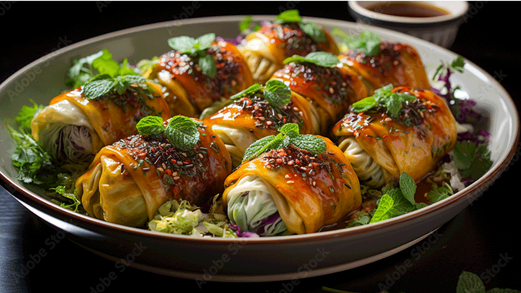 Vegetarische Kohlrouladen