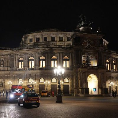 Rettungseinsatz in der Semperoper.