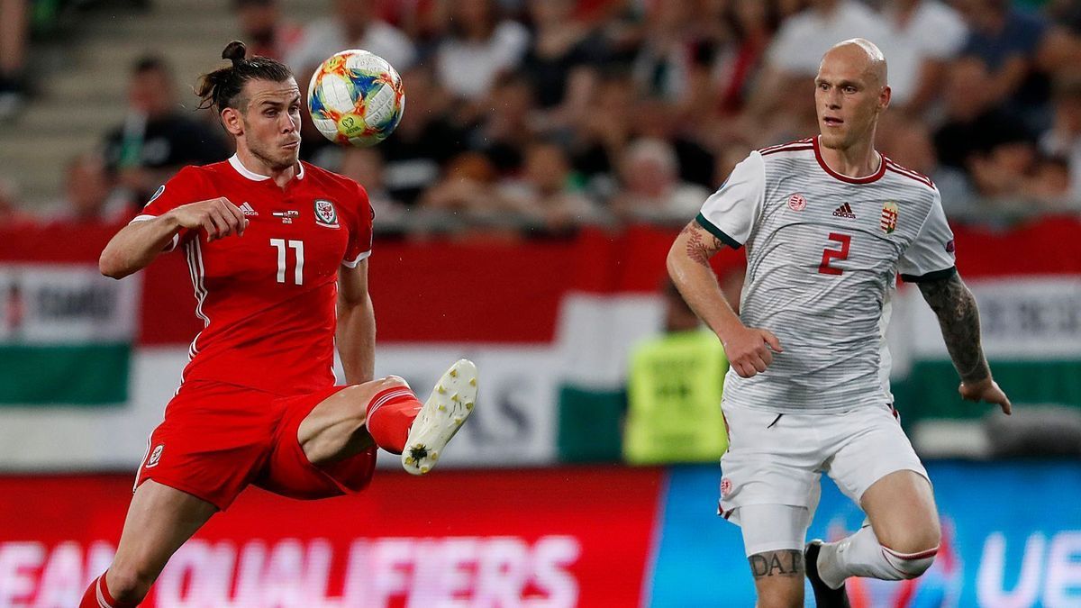 Gareth Bale gegen Ungarn