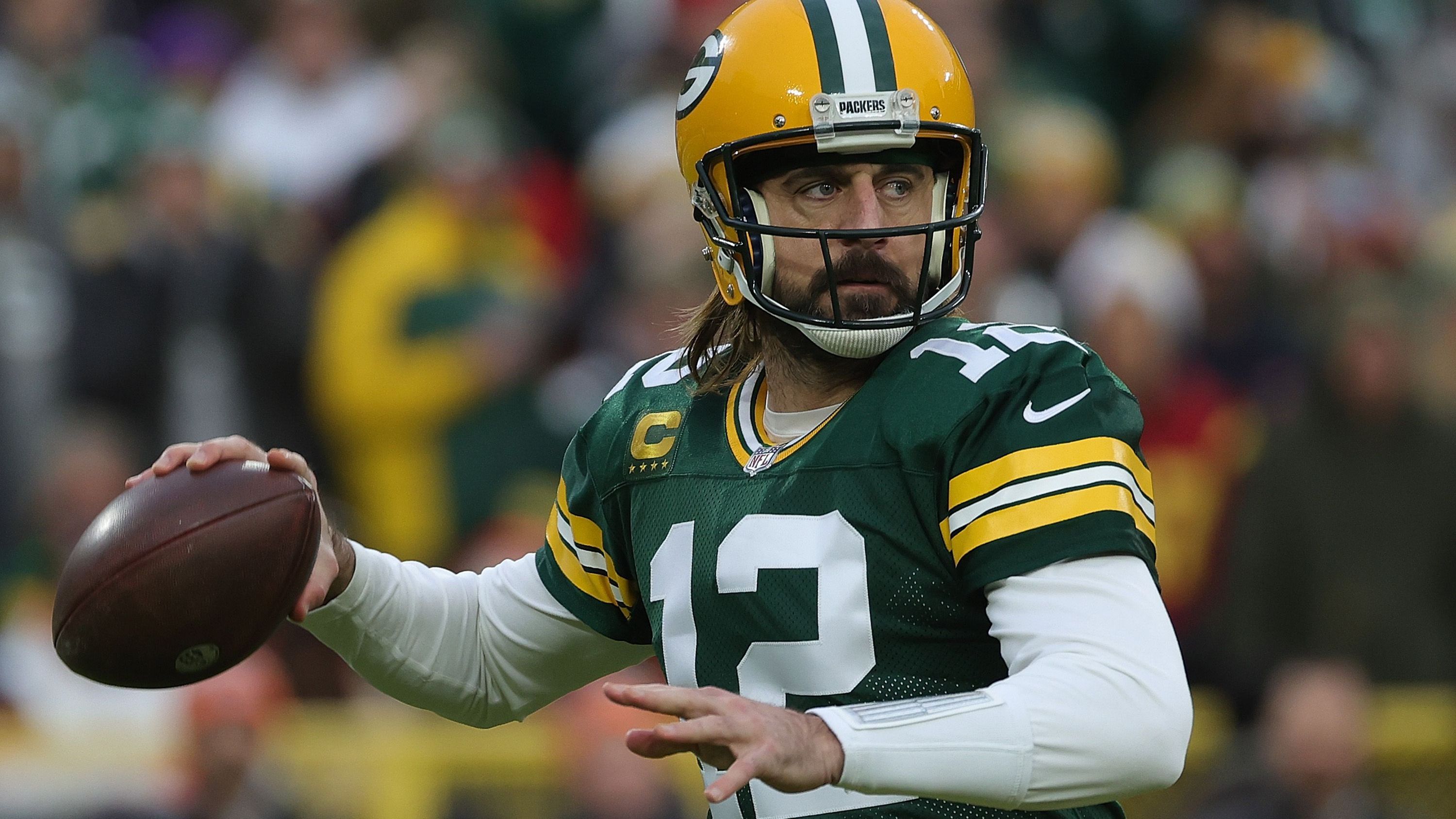 <strong>2021: Aaron Rodgers</strong><br>Team: Green Bay Packers<br>Position: Quarterback