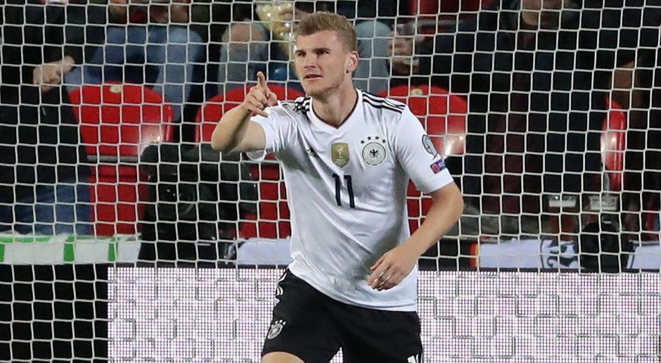 
                <strong>Timo Werner</strong><br>
                Früh auf der Höhe, knipst der Leipziger in der vierten Minute die Führung. Danach zunächst bemüht, in eine aussichtsreiche Position kommt er aber nicht mehr. Taucht später immer mehr ab. ran-Note: 4
              