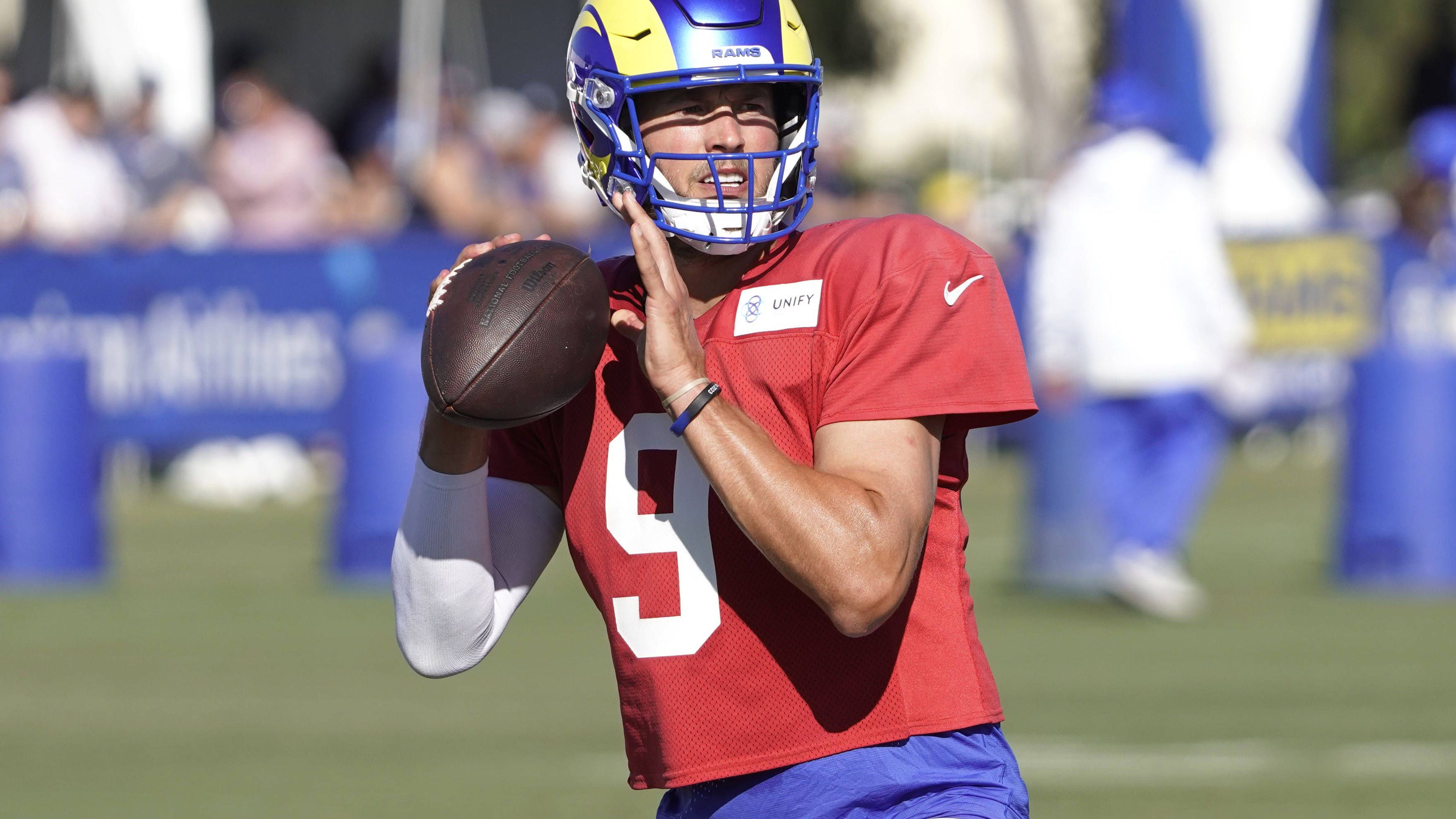 <strong>Matthew Stafford (Los Angeles Rams)</strong><br>Nach zwölf Jahren bei den Detroit Lions zog Stafford 2021 zu den Los Angeles Rams weiter und konnte direkt im ersten Jahr den Super Bowl gewinnen. In seinem dritten Jahr mit den Rams will Stafford an diese erfolgreichen Zeiten wieder anknüpfen.