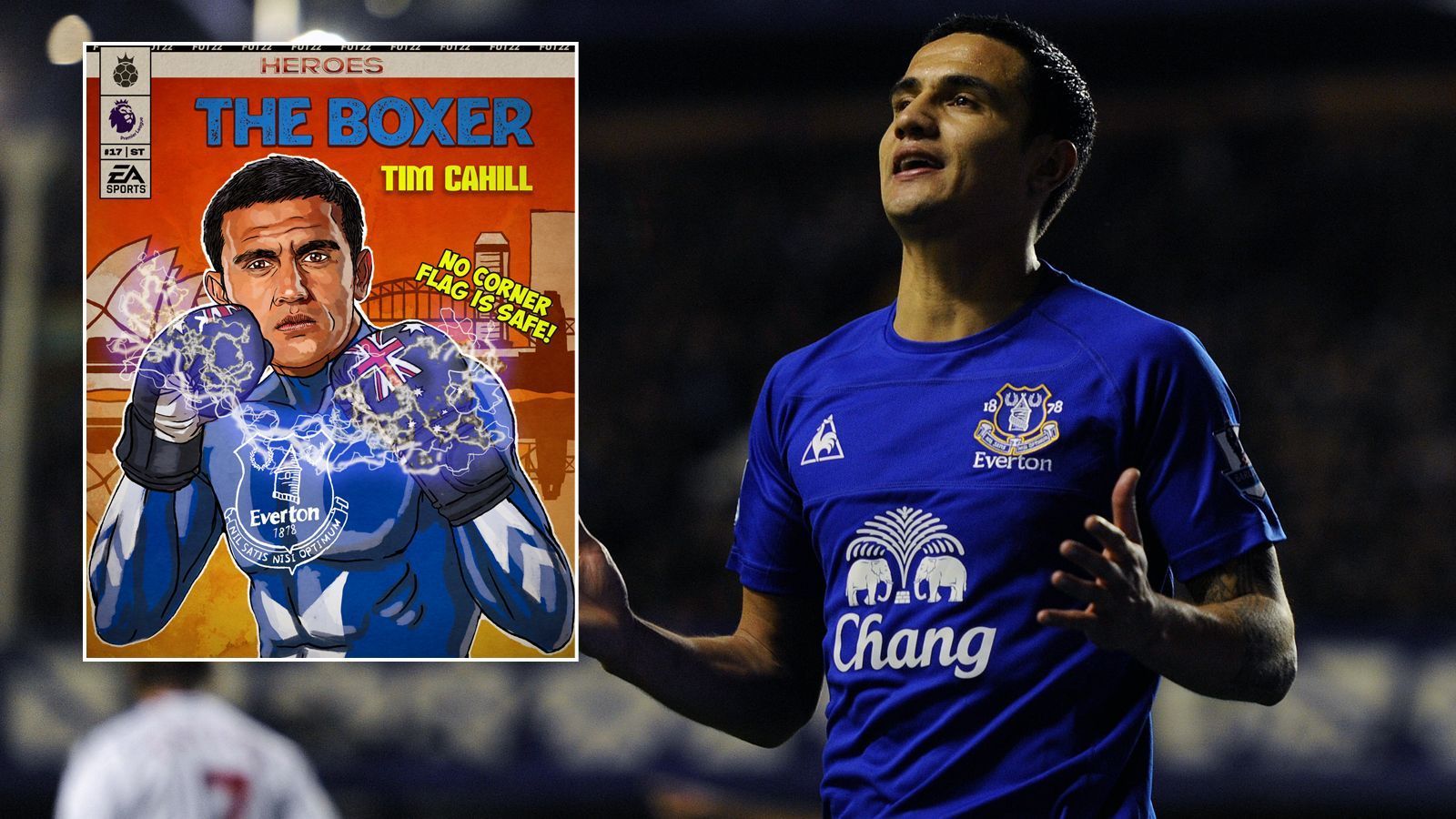 
                <strong>Tim Cahill</strong><br>
                &#x2022; Gesamtstärke: 85 - <br>&#x2022; Nationalität: Australien - <br>&#x2022; Position: Offensiver Mittelfeldspieler - <br>&#x2022; Vereine als Aktiver: FC Everton, Millwall, New York Red Bulls, Shanghai Shenhua, Zhejiang FC, Melbourne City FC<br>
              