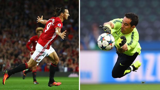 
                <strong>Ibrahimovic vs. Bravo</strong><br>
                Ibrahimovic vs. Bravo: Und noch ein Feindbild für Zlatan. Citys neuer Torhüter, Claudio Bravo. Guardiola holte den 33-Jährigen gerade vom FC Barcelona. Offenbar ist das schon Grund genug, dass Ibrahimovic auf Konfrontationskurs geht...
              