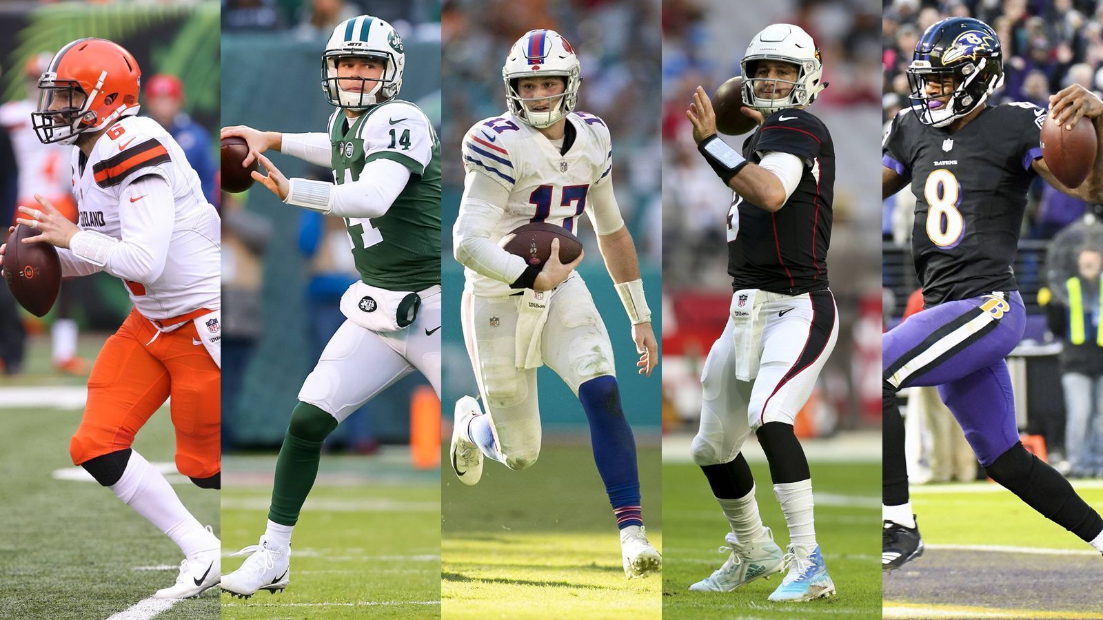 
                <strong>Gewinner: Quarterback-Class 2018 </strong><br>
                Die Quarterback-Class 2018 wird bereits vor dem Draft hochgejubelt - und wird den Vorschusslorbeeren tatsächlich gerecht. In Baker Mayfield (Cleveland Browns), Sam Darnold (New York Jets), Josh Allen (Buffalo Bills), Josh Rosen (Arizona Cardinals) und Lamar Jackson (Baltimore Ravens) werden alle Spielmacher, die in der 1. Runde gedraftet werden, früher oder später in der Saison zum Starting-Quarterback ernannt und gelten nun als das zukünftige Gesicht ihrer Franchise.
              