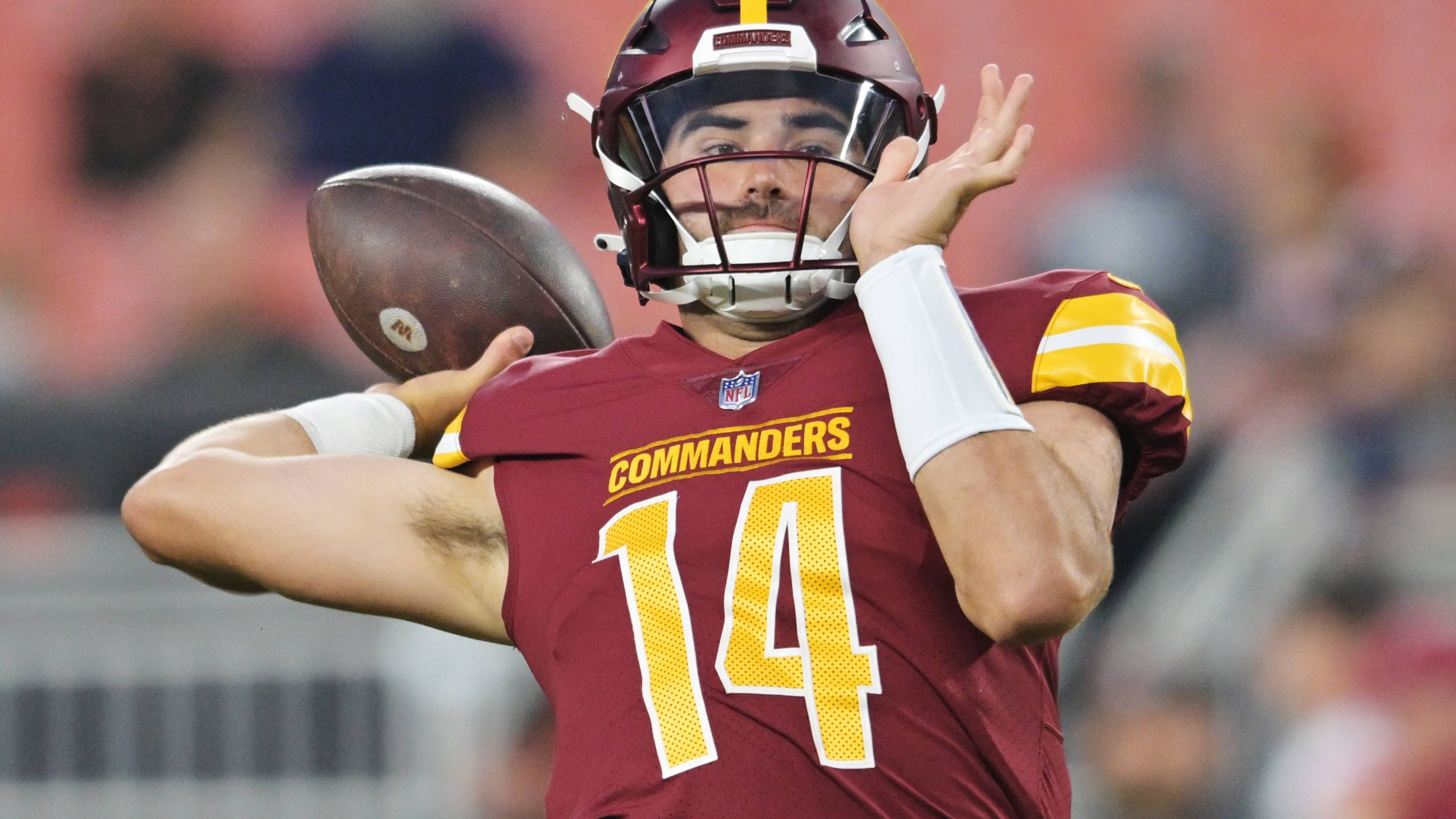 <strong>Washington Commanders</strong><br>• Starter: Sam Howell<br>• Backup: Jacoby Brissett