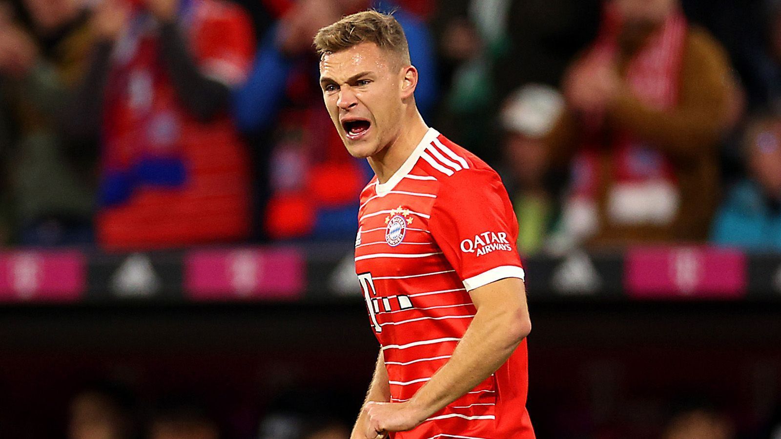 
                <strong>Joshua Kimmich</strong><br>
                Münchens Mittelfeld-Dirigent muss heute nicht alles zeigen. Kimmich bereitet Goretzkas Tor mit einem schönen Steilpass vor. Ansonsten viel Mittelfeld "business as usual". ran-Note: 2
              