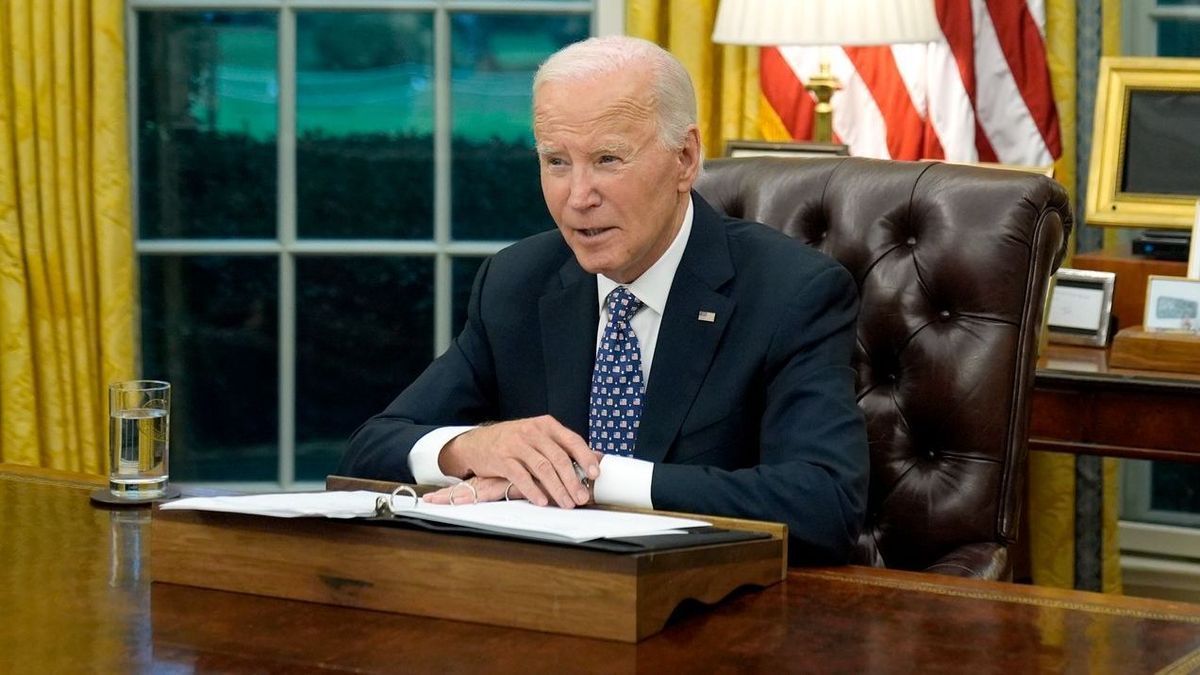 US-Präsident Biden im Oval Office