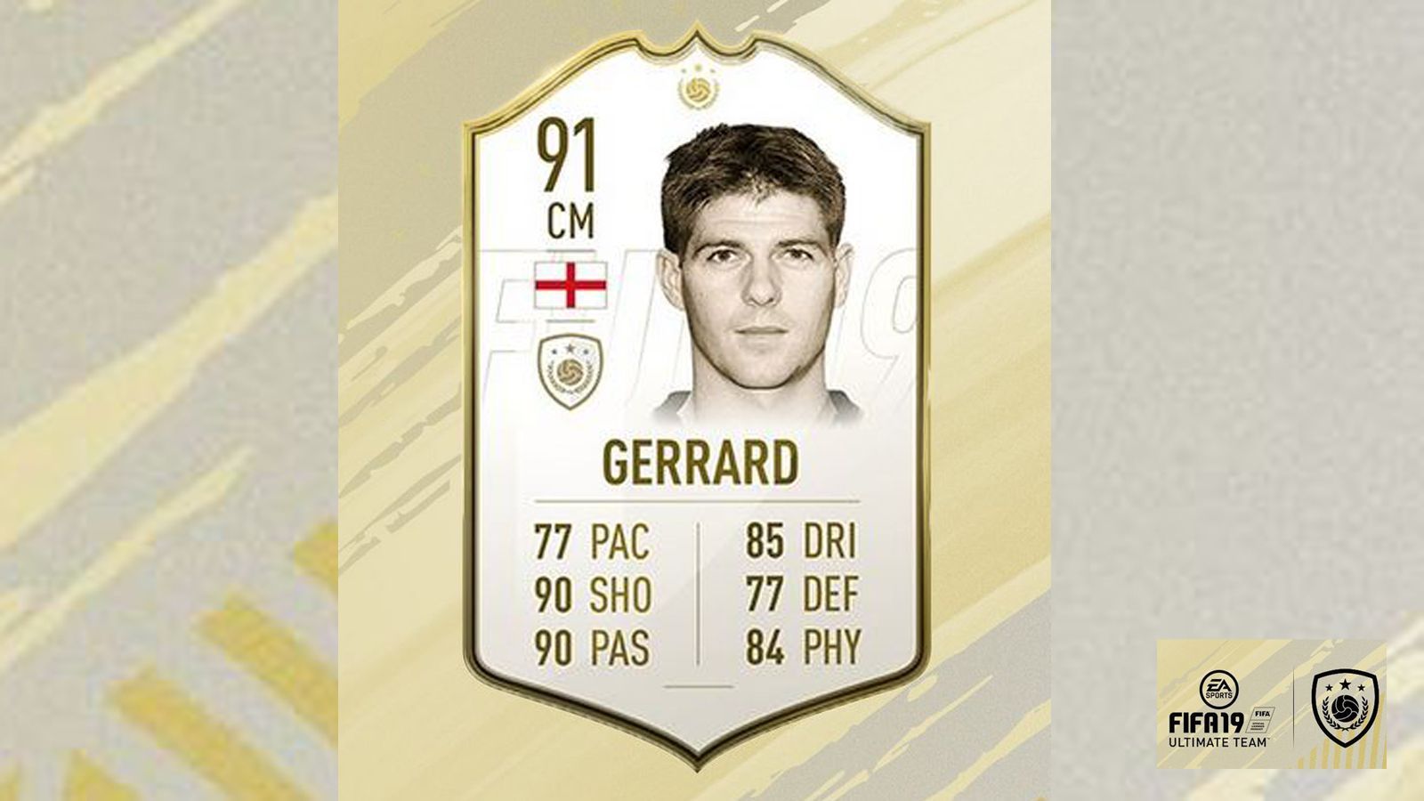 
                <strong>Steven Gerrard</strong><br>
                Steven Gerrard (England)Stärke: 91
              