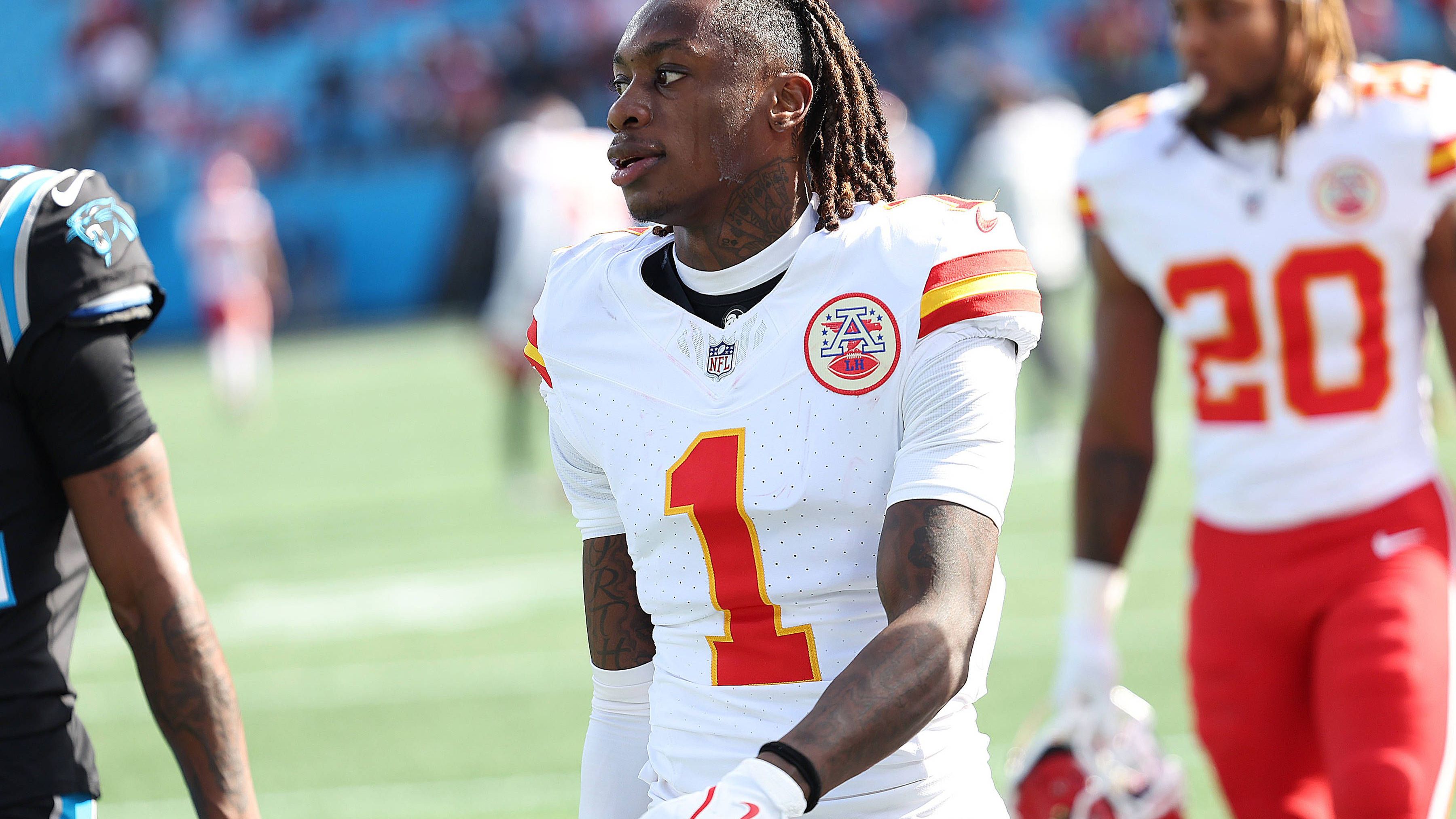 <strong>Xavier Worthy (Kansas City Chiefs)</strong><br>Gutes Zeichen für die Kansas City Chiefs: Xavier Worthy, der am 1. Spieltag eine Schulterverletzung erlitt, trainierte am Mittwoch voll mit. Dementsprechend deutet vieles darauf hin, dass er bei der Partie gegen die Baltimore Ravens einsatzfähig ist.