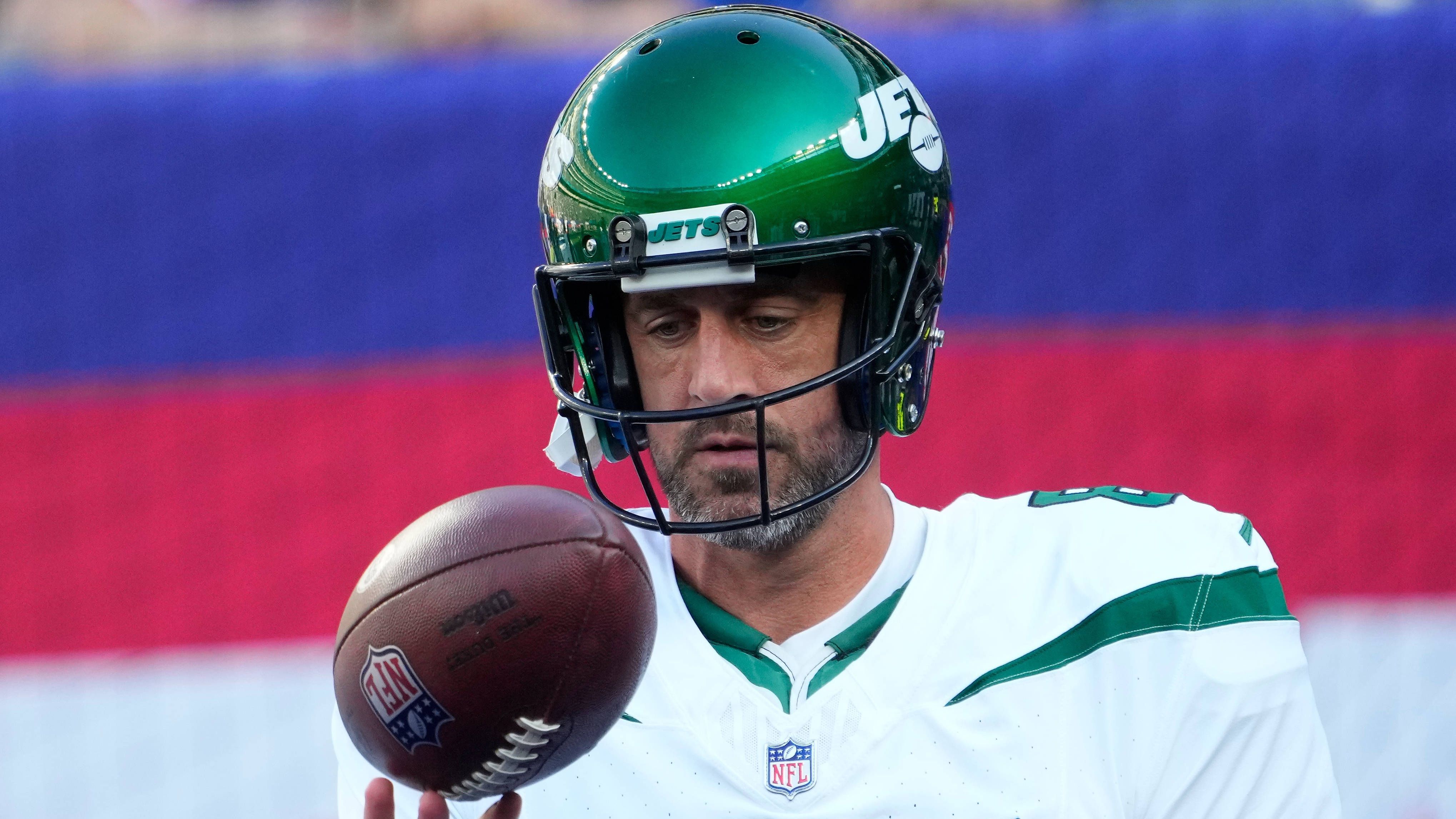 <strong>New York Jets: Aaron Rodgers </strong><br>Position: Quarterback <br>Durchschnittliches Jahresgehalt: 37,5 Millionen US-Dollar <br>Gesamtvolumen: 112,5 Millionen US-Dollar