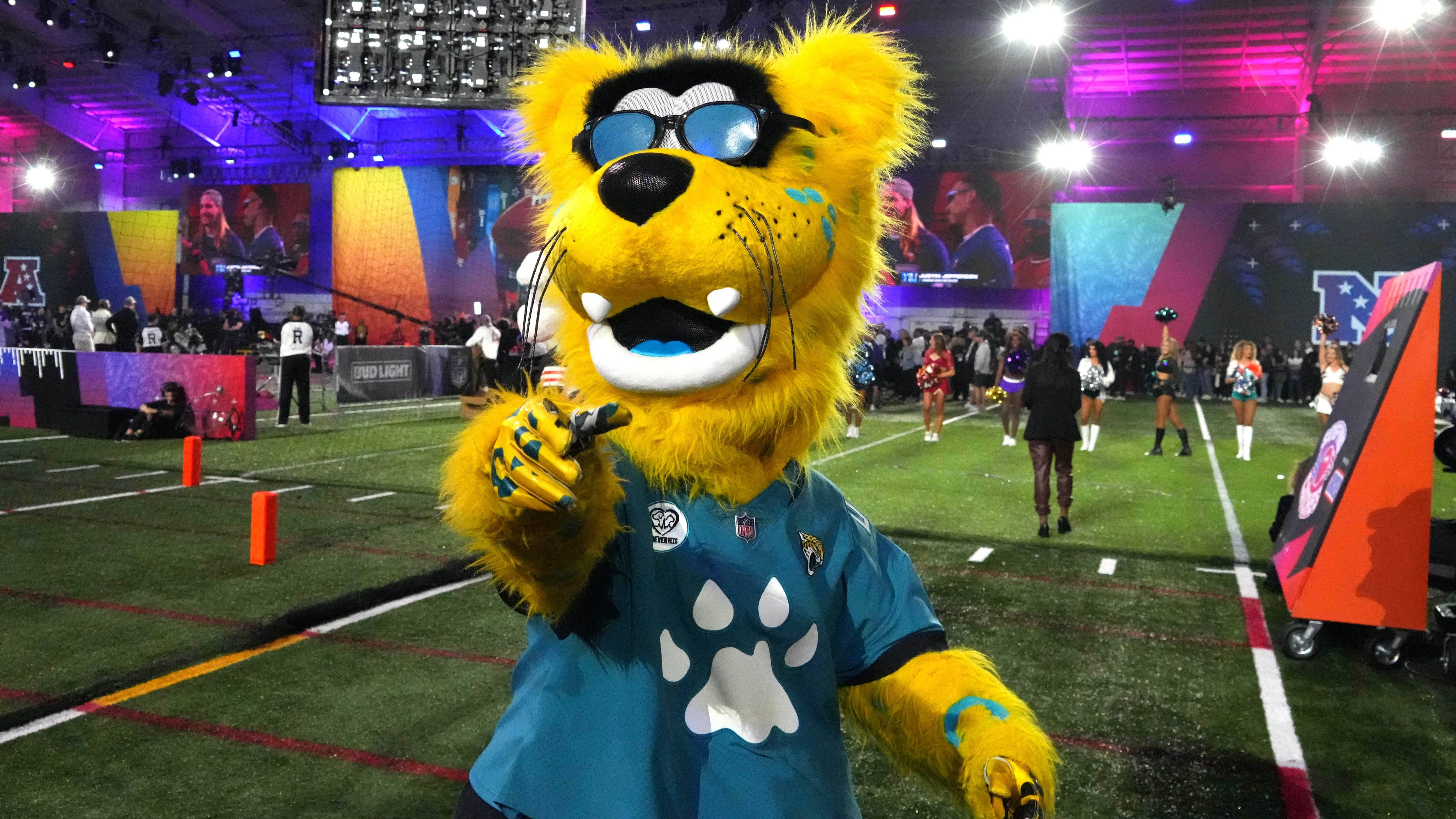<strong>Jacksonville Jaguars</strong><br>Offizielles Maskottchen: Jaxson de Ville<br>ChatGPT: Goldfang<br>Erklärung: wild, edel und gefährlich