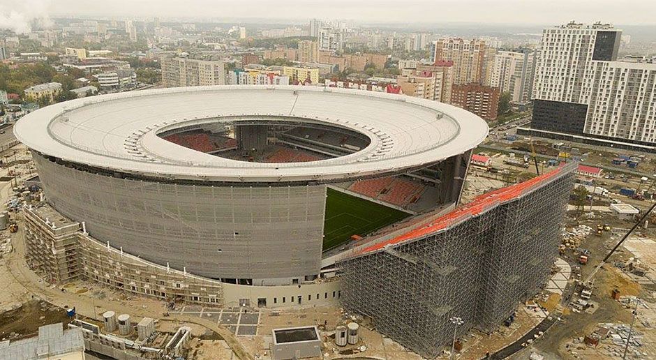 
                <strong>Umbau am Zentralstadion Jekaterinburg</strong><br>
                So sieht das Ganze in den kommenden Monaten also aus - das Loch in der Konstruktion ist deutlich zu sehen.
              