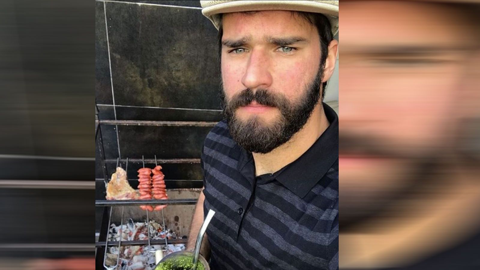 
                <strong>Alisson Becker</strong><br>
                Wieso in die Ferne schweifen, dachte sie der Reds-Keeper und blieb bei Barbecue-Wetter in Liverpool.
              