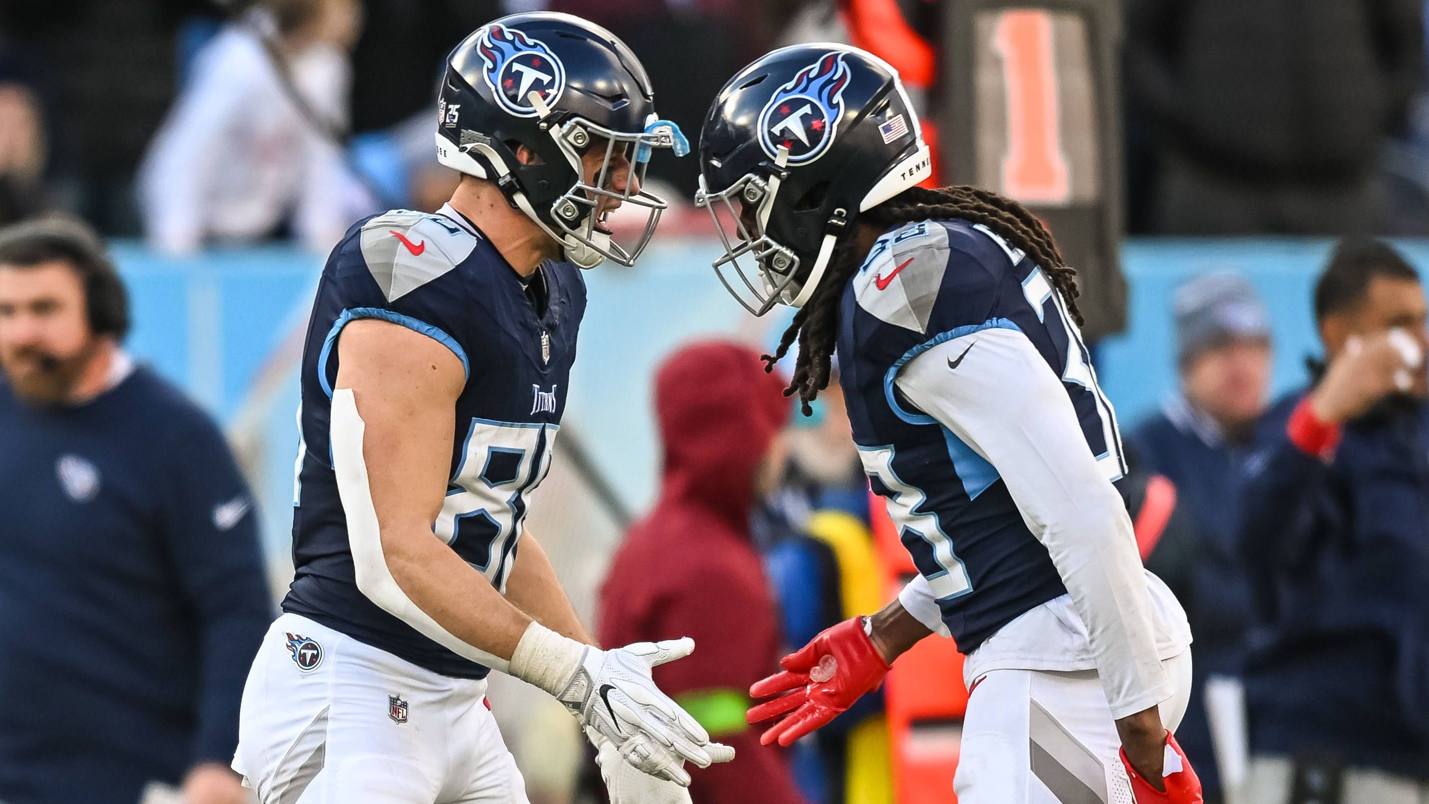 <strong>Platz 10: Tennessee Titans</strong><br>Playoff-Teilnahmen in Prozent: 39,09 Prozent<br>Anzahl der Playoff-Teilnahmen: 25<br>Gründungsjahr: 1960<br>Saisons: 64