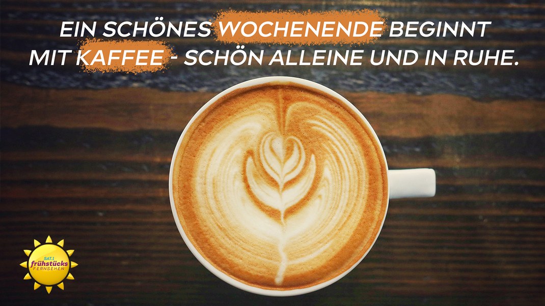 Was wäre ein Wochenende ohne guten Kaffee? Vermutlich nur halb so schön.