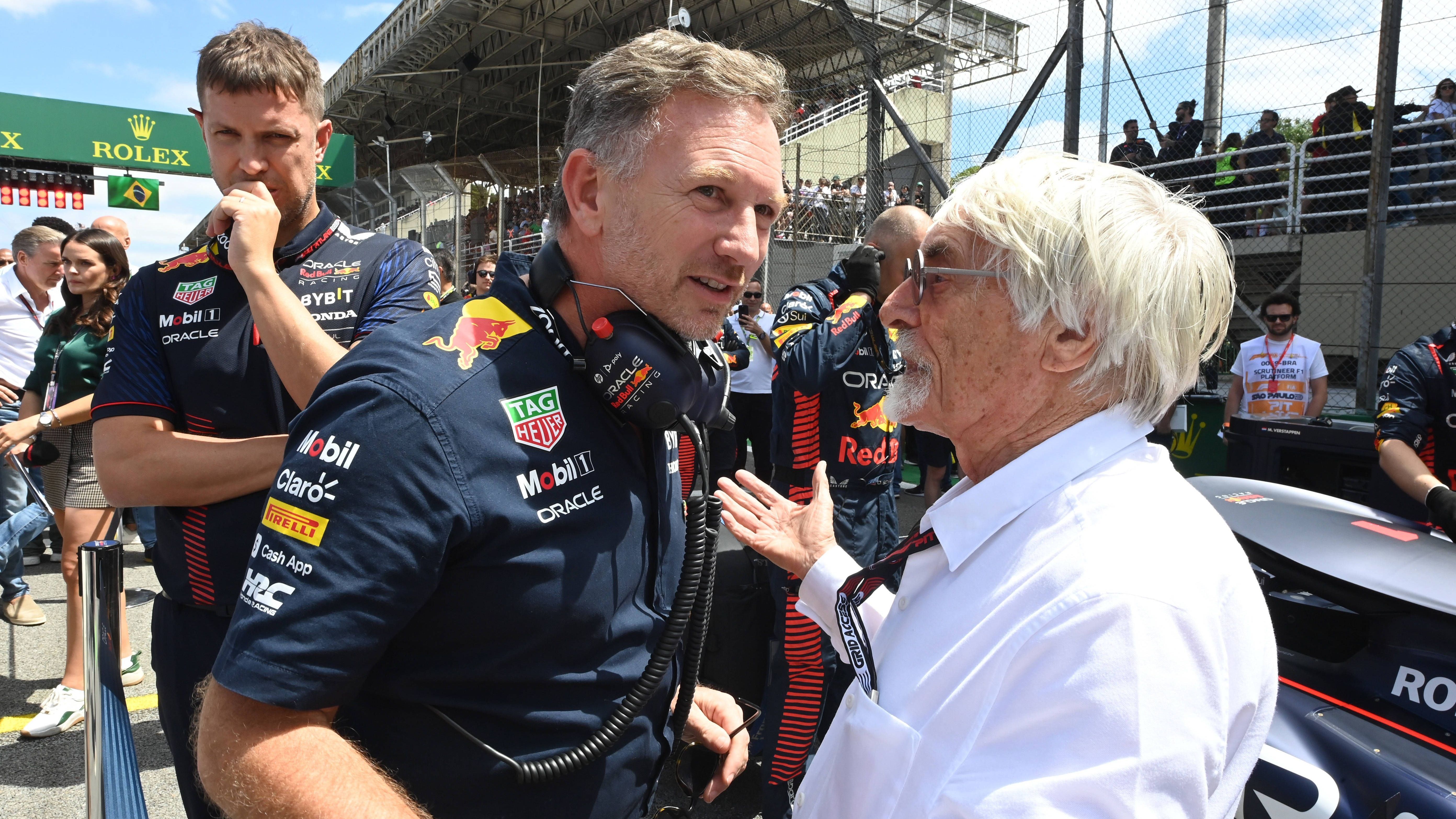 <strong>14. Februar 2024: Ex-F1-Boss Ecclestone meldet sich zu Wort<br></strong>Bernie Ecclestone, jahrzehntelang der Chef der Formel 1, äußert sich zur Thematik. Mit Horner ist er eng befreundet, der Red-Bull-Teamchef war Ecclestones Trauzeuge. Der 93-Jährige stärkt Horner den Rücken und vermutet ein Komplott.