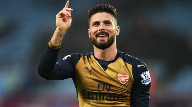 
                <strong>Olivier Giroud</strong><br>
                Nach zwei Jahren in der zweiten Liga, wo er für den FC Tours in 61 Spielen 30 Tore erzielt, unterschreibt Giroud 2010 einen Vertrag beim Erstligisten Montpellier. In seiner zweiten Saison an der Cote d'Azur wird Giroud mit 21 Toren Torschützenkönig und schießt Montpellier zur Meisterschaft. Die große Bühne erreicht "The Gorgeous" 2012 mit 26-Jahren, als er vom FC Arsenal verpflichtet wird.  
              