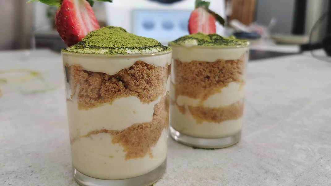 Japanisches Dessert: Matcha Tiramisu aus dem Thermomix