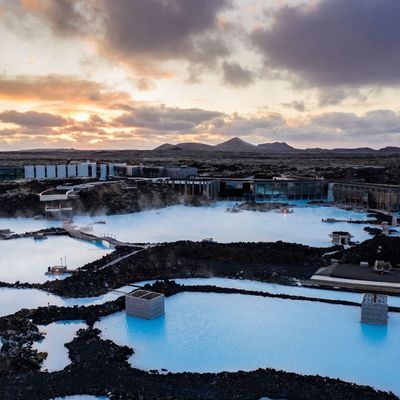 Touristenattraktion Blaue Lagune auf Island