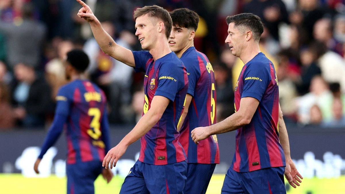 Dani Olmo (l.) erzielte das 2:1