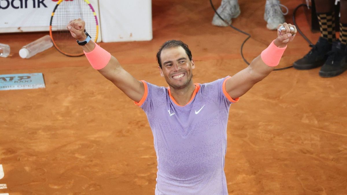 Nadal in Madrid erstmals mit Satzverlust