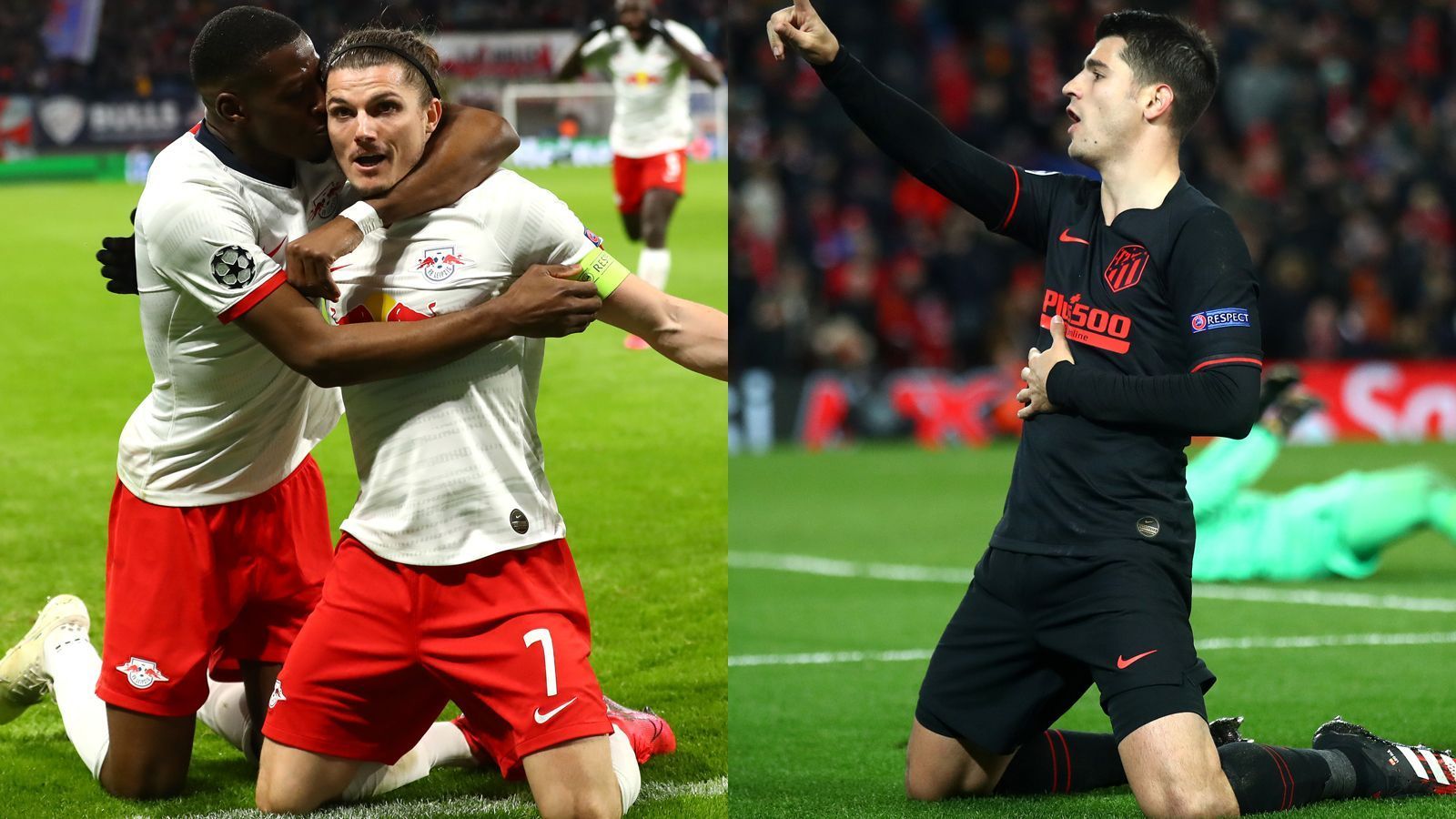 
                <strong>RB Leipzig gegen Atletico Madrid</strong><br>
                Spieltermin: 13. August 2020, 21 UhrSpielort: Estadio Jose AlvaladeDirekter Vergleich: Erstes AufeinandertreffenTV-Übertragung: Sky und DAZN
              