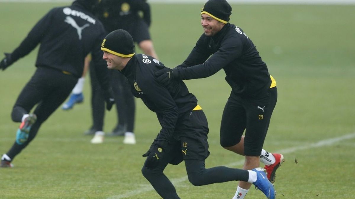 BVB: Pulisic (l.) und Guerreiro sind wieder im Training