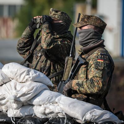 Heimatschützer bei der Bundeswehr-Übung "Fishtown Guard 2024"