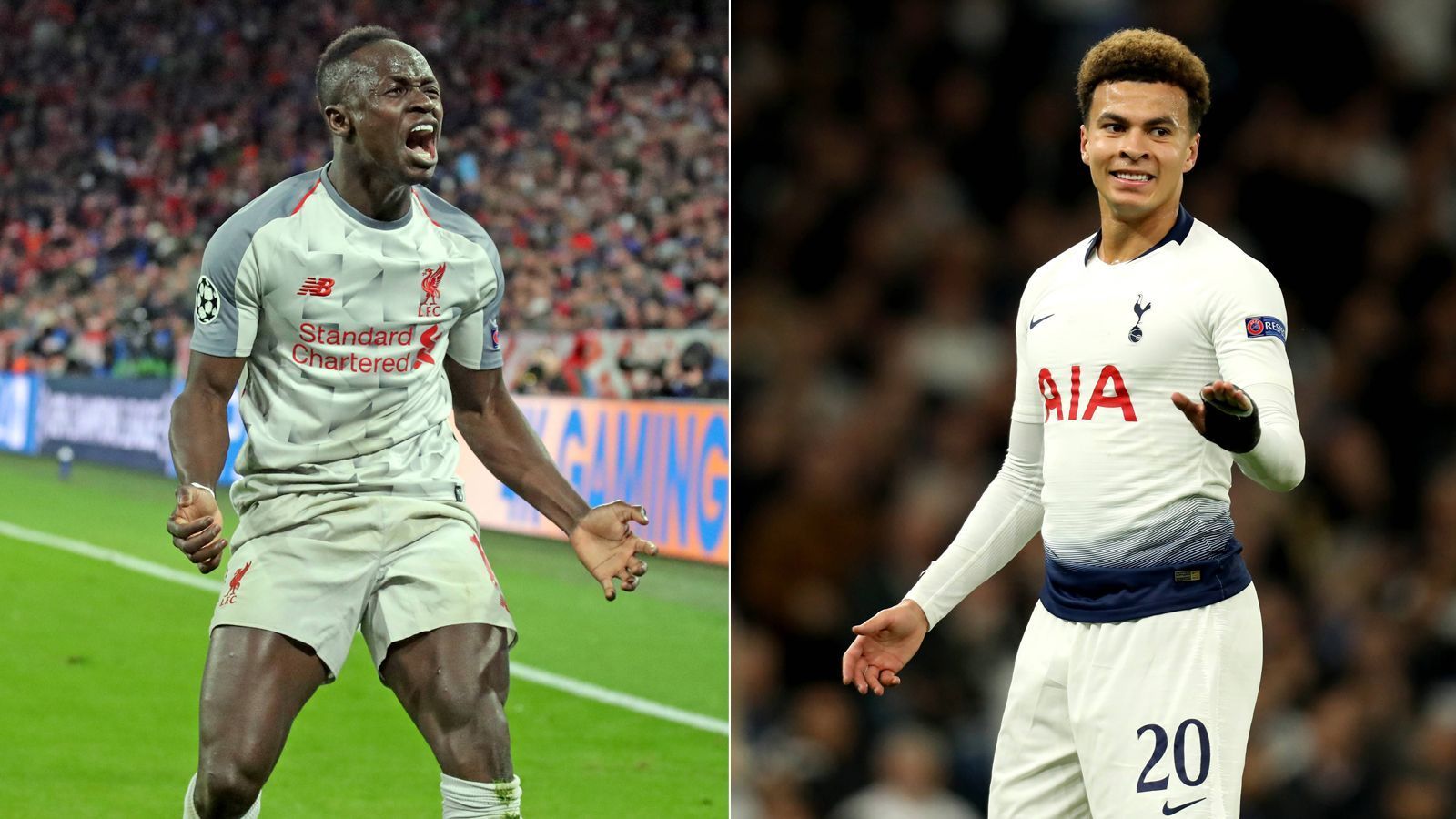 
                <strong>Platz 10: u.a. Sadio Mane (Liverpool) und Dele Alli (Tottenham)</strong><br>
                Jahresgehalt: 5,88 Millionen EuroVertrag bis: Mane 2023, Alli 2024
              