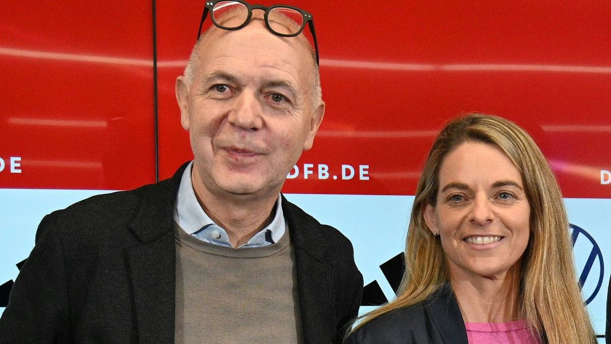 Bernd Neuendorf und Nia Künzer