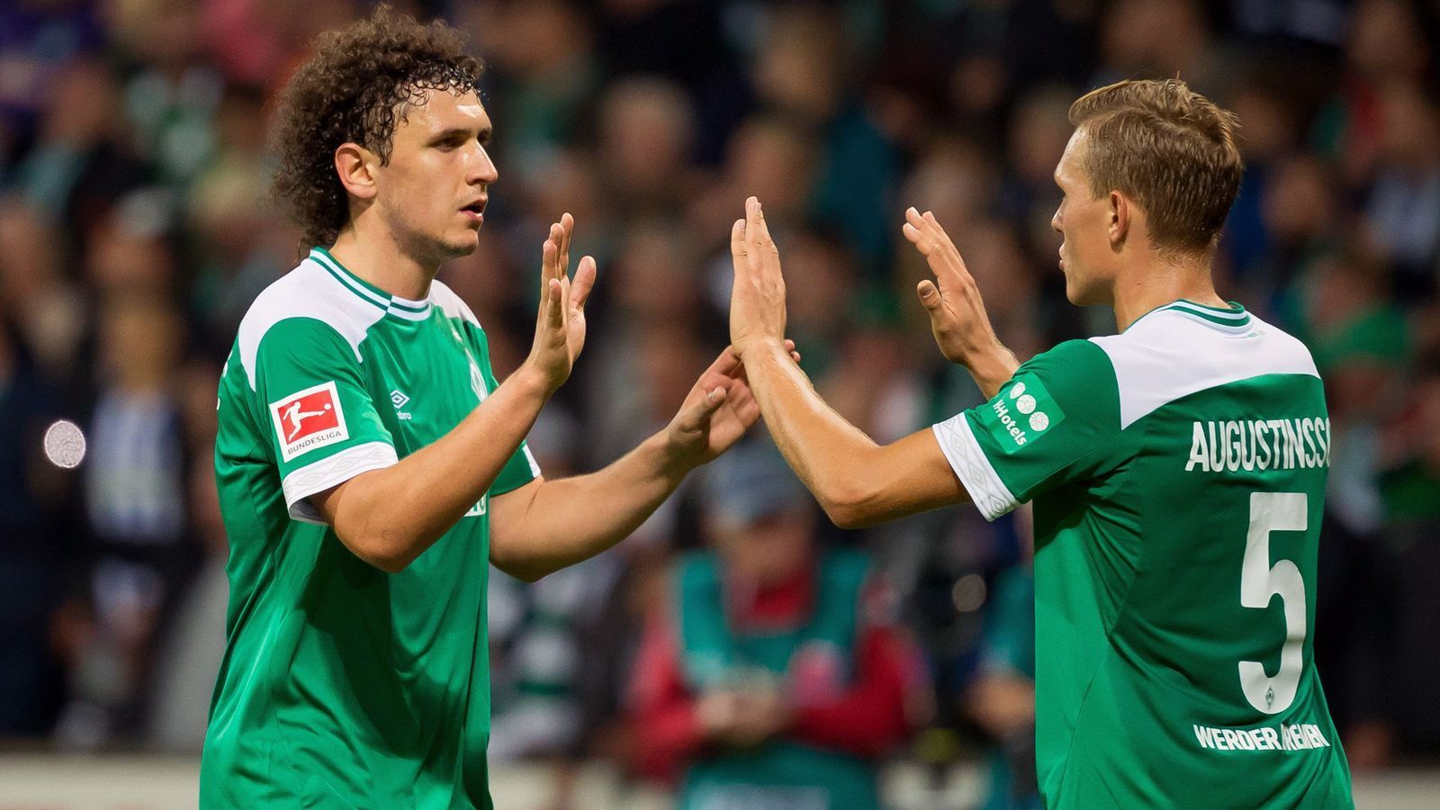 
                <strong>SV Werder Bremen</strong><br>
                Abstellungsgebühren: 617.000 EuroAbgestellte Spieler (unter anderem): Milos Veljkovic (li., Serbien) und Ludwig Augustinsson (re., Schweden)
              
