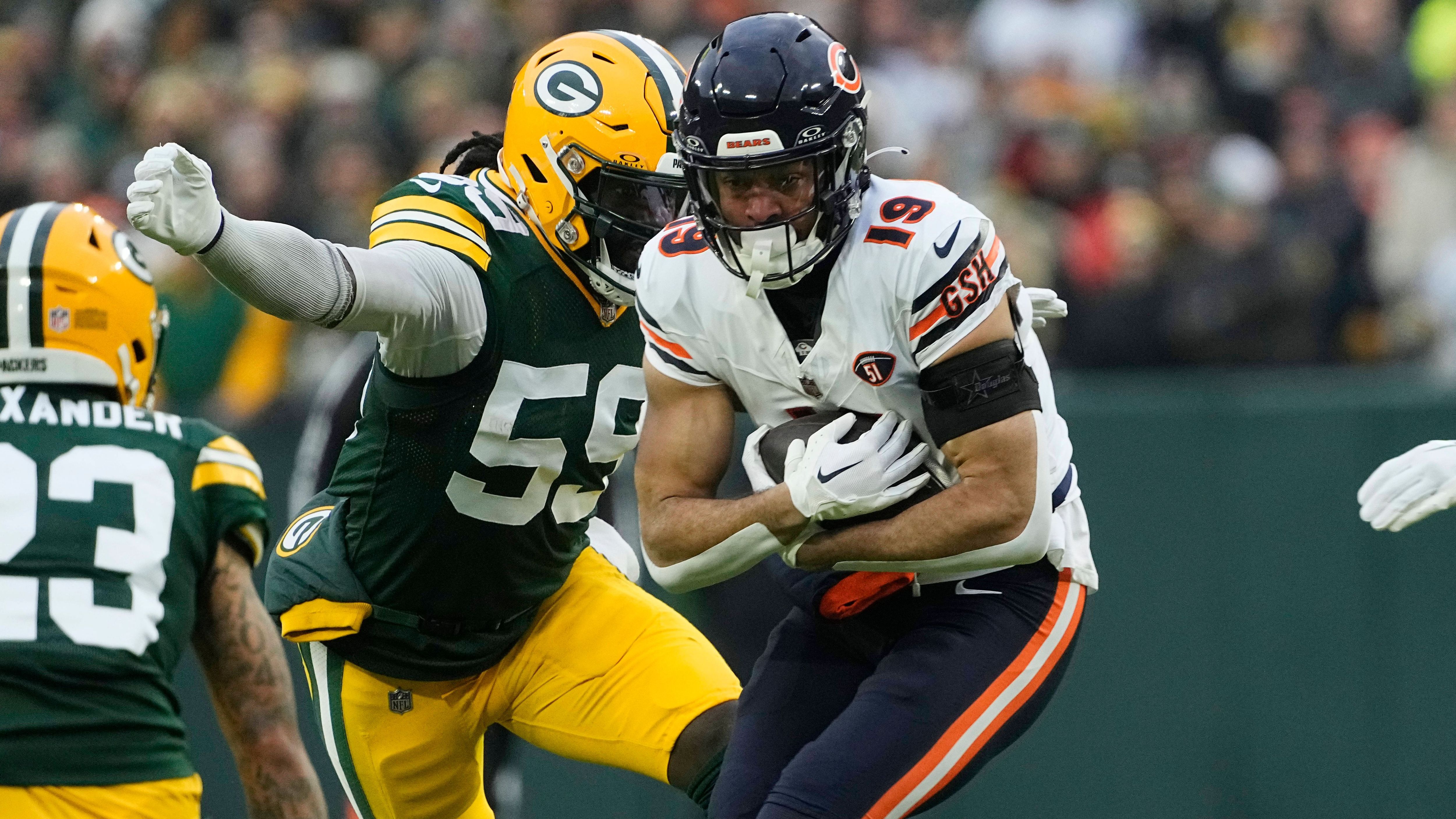 <strong>Equanimeous St. Brown (Chicago Bears)</strong><br>Bei Amon-Ras älterem Bruder ist die NFL-Zukunft völlig offen. Nach drei Jahren bei den Green Bay Packers versuchte er sich zuletzt zwei Saisons lang bei den Bears. Die abgelaufene Spielzeit war eine zum Vergessen, wegen Verletzungsproblemen kam der Wide Receiver nur auf sieben Einsätze, in denen er fünf Bälle fing.